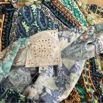 Johnny Was Love Rivera Tiered Floral Pull On Flared Pants NWOT Photo 4