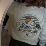 Blue 84 Cropped Heather Gray Breckenridge Colorado Sweatshirt Photo 3