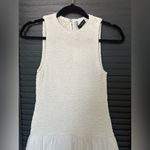 ZARA NWT  XS Poplin Balloon Maxi Dress in Oyster White Photo 4