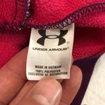 Under Armour Loose Fit Plum Purple Tennis Track Full Zip Eagle Jacket Womens M. Photo 6