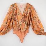 Flying Tomato Floral Bohemian Bodysuit Size Small Photo 2