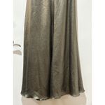 Theia Farren Strapless Gown Dress Pewter Satin Size 4 NWT Flattering MOB Dress Gold Photo 14