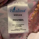 Catalina  pink leopard print swimsuit tankini top Photo 6