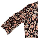 IBKUL Gemma Print Ruched Elbow Length Sleeve Dress Photo 6