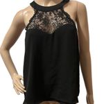 Forever 21 Black Lace Halter Top Photo 0