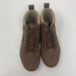 Vans  Sk8-Hi MTE Leather Brown Herringbone Men’s 6.5 Women’s 8 High Top Sneaker Photo 2