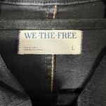 Free People Women's Jayde Flare Jumpsuit - Black Denim Large Boho Casual Photo 7