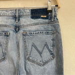 Mother Superior Denim The Swooner Rascal Ankle Signs & Symbols Jeans Blue Size 26 Photo 4