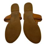 Tory Burch  Tan Leather Marsden Flat Thong Sandal Size 9.5 Photo 6