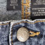 IZOD  Jeans Womens 8 Stretch Straight Leg Blue Denim Mid Rise Medium Wash Photo 2