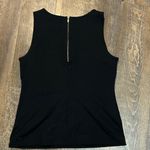 Banana Republic Ponte Knit Bow Tank Top Black Size Small Cocktail Photo 2