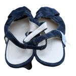 Chadwick's Collection by  Navy Open Toe Wedge Heels Sling back Size 9 Womens Photo 2