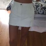 Hollister White Denim Skirt Photo 0