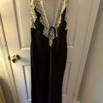 Princess Polly  Satin Midi Dress Black Photo 2