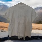 Madewell NWT Chic Sz M Wish You Were Here Ivory Casual Cotton Pullover T Shirt Photo 7