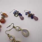 Lot Of 4 Costume Earrings Pierced Dangle Drop / Some Bead / Beaded Photo 5