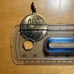 Vintage Gold Tone “I Love You” Circular Medallion Charm Pendant Photo 8