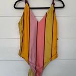 Aerie  Women’s Large Striped One Piece Swim Photo 0