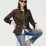 J.Crew Downtown Army Green Field Jacket. EUC. Photo 1