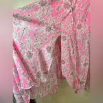 Taylor Pink One Shoulder Puff Sleeve Sundress Size 6 Photo 5