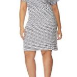 Rebel Wilson x Angels Twist Stripe Dress White Black Size 2X Photo 0