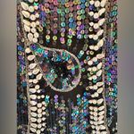 vintage beaded, sequin and pearl dress with a V Photo 4