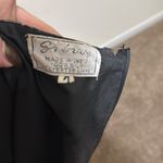 Stenay Vintage Black & Gold Beaded 100% Silk dress woman size 4 cocktail Photo 8