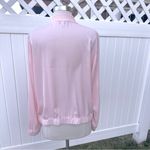 Juicy Couture Women’s Full Zip Lightweight Bomber Jacket Size Large Pink / Peach Photo 7