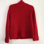 Abound New  Mock Neck Sweater Cozy Knit Pullover Red Tango Photo 6