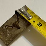 Vintage Texas Longhorn Nickel Silver Plated Women’s Belt Buckle Photo 5