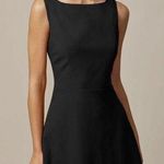 RIHOAS The Black Boat Neck High Waisted Mini Dress 14 Photo 0
