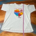 Vintage Screen Stars De Colores Rooster Rainbow Short Sleeve Tee shirt XL USA White Photo 7
