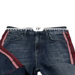 Mother Denim High Waisted Looker Jeans in Here Kitty, Kitty Glitter Racer Sz 25 Blue Photo 13