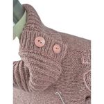 VTG 70s 80s NWT 3D Newcomer Leslie Fay Acrylic/Cotton Cowl Neck Sweater Pink S Photo 2