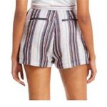 IRO NWT Tolie Pleat Front Short Stripe High-Waist Shorts Size 38 Photo 3