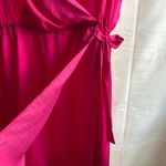 Kenneth Cole  womens Pink wrap dress in size L NWT Photo 4