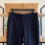 Ann Taylor  Mid-Rise Stretch Cotton Navy Career Ankle Dress Pant Trouser, 8T Photo 1