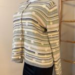 Carroll Reed Wool Blend Button Down Cardigan Long Sleeve Sweater Large Green Photo 1