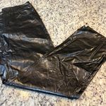 Noisy May  Vinyl Shiny Black Straight Leg Pants Photo 7