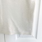 Madewell  Ottoman Jacquard Ruched-Front Top in Antique Cream Photo 3