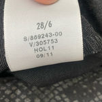 Gap NWT  1969 Snakeskin Black and Grey Pencil Skirt 28/6 Photo 5