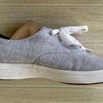 Keds Grasshoppers Women’s 5.5 Blue White Pinstripe Canvas Sneakers Photo 2