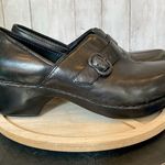 Dansko  Leather Buckle Strap Clogs Photo 3