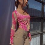 Tiger Mist Pink Long Sleeve Top Photo 3