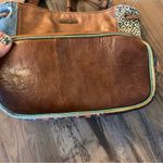 Desigual  Shoulder Bag Purse w/ Floral Patterns Embroidered Shells Lining Denim Photo 3