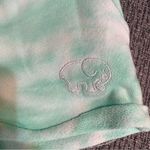 Ivory Ella  Mint Cloud Tie Dye Printed Shorts Photo 5