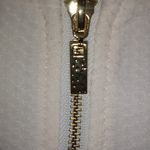 Kensie  XL Creme Sculpted Fitted Zipper Top Plus Photo 4