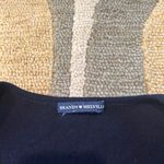 Brandy Melville Zelly Short Sleeve Crop Top Black Button Down Ribbed One Size Photo 1