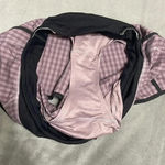 Lululemon 🩷  Black and Purple checkered print shorts Photo 4