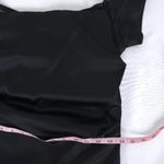 Betsy and Adam Black Satin Cocktail Dress Photo 6